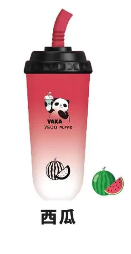 VAKA 7500 PUFFS 奶茶杯一次性電子煙 西瓜